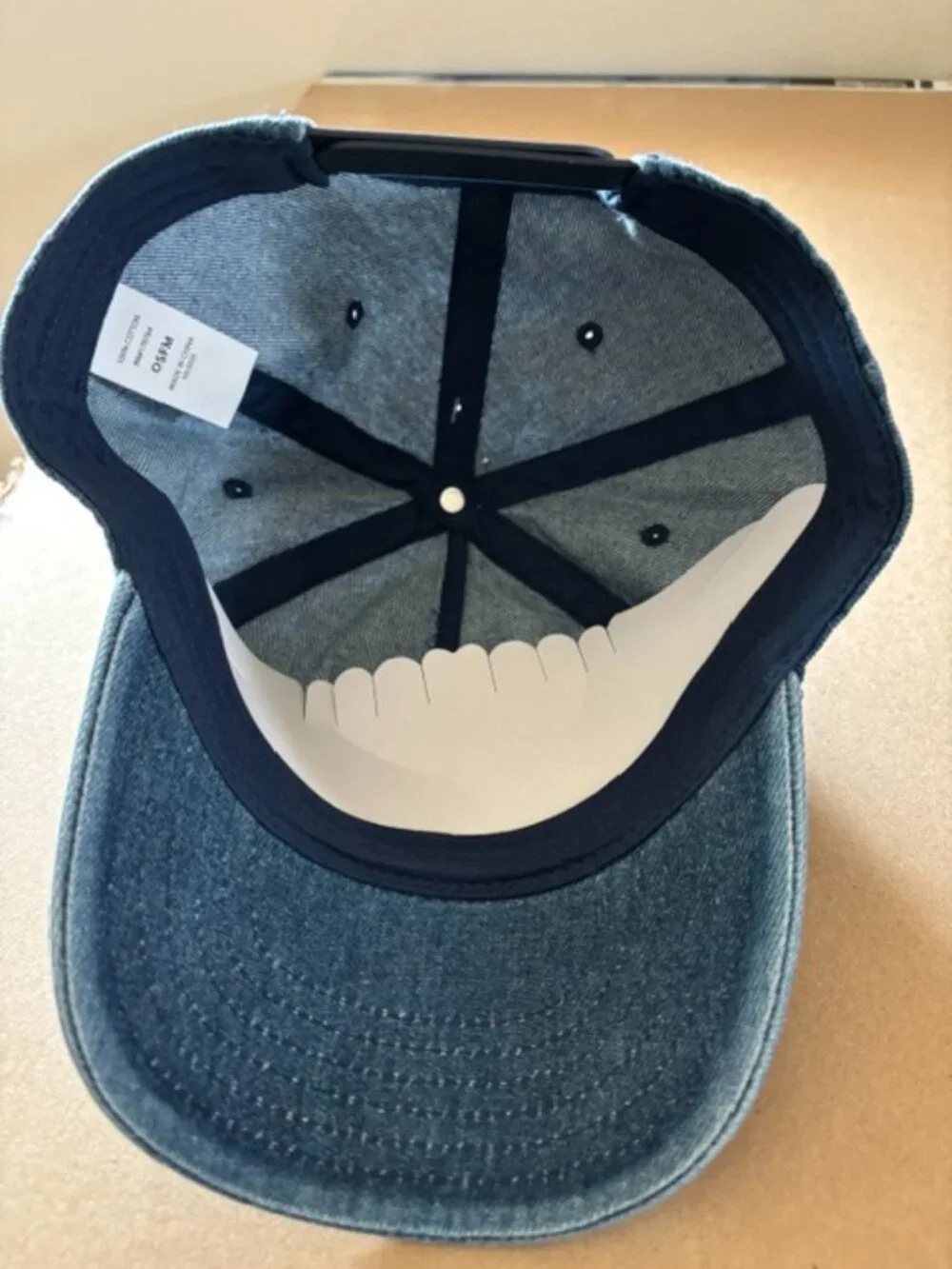 Denim/Jeans Blue Crab/Zodiac Cancer Adjustable Hat Baseball Cap Unisex NEW w/tag